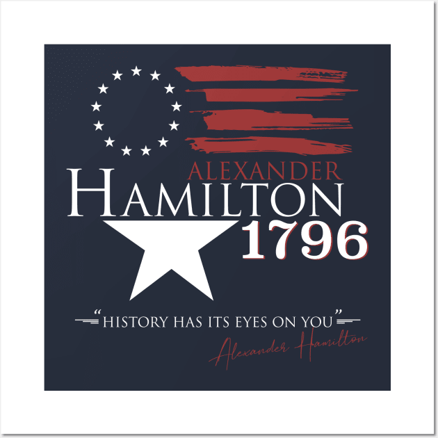 Vote for Alexander Hamilton Wall Art by kvothewordslinger